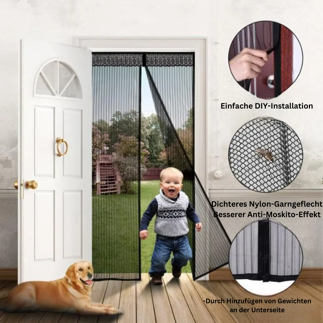 MosquitoGuard | Langlebiger & Stilvoller Anti-Mücken-Vorhang Decorique.de