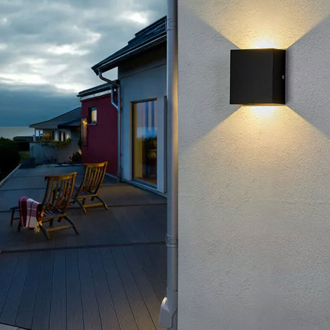 MotionLite | Innen & Außen LED-Wandleuchte Allgemein 12W - Schwarz Weißes Licht (6000K) Decorique.de