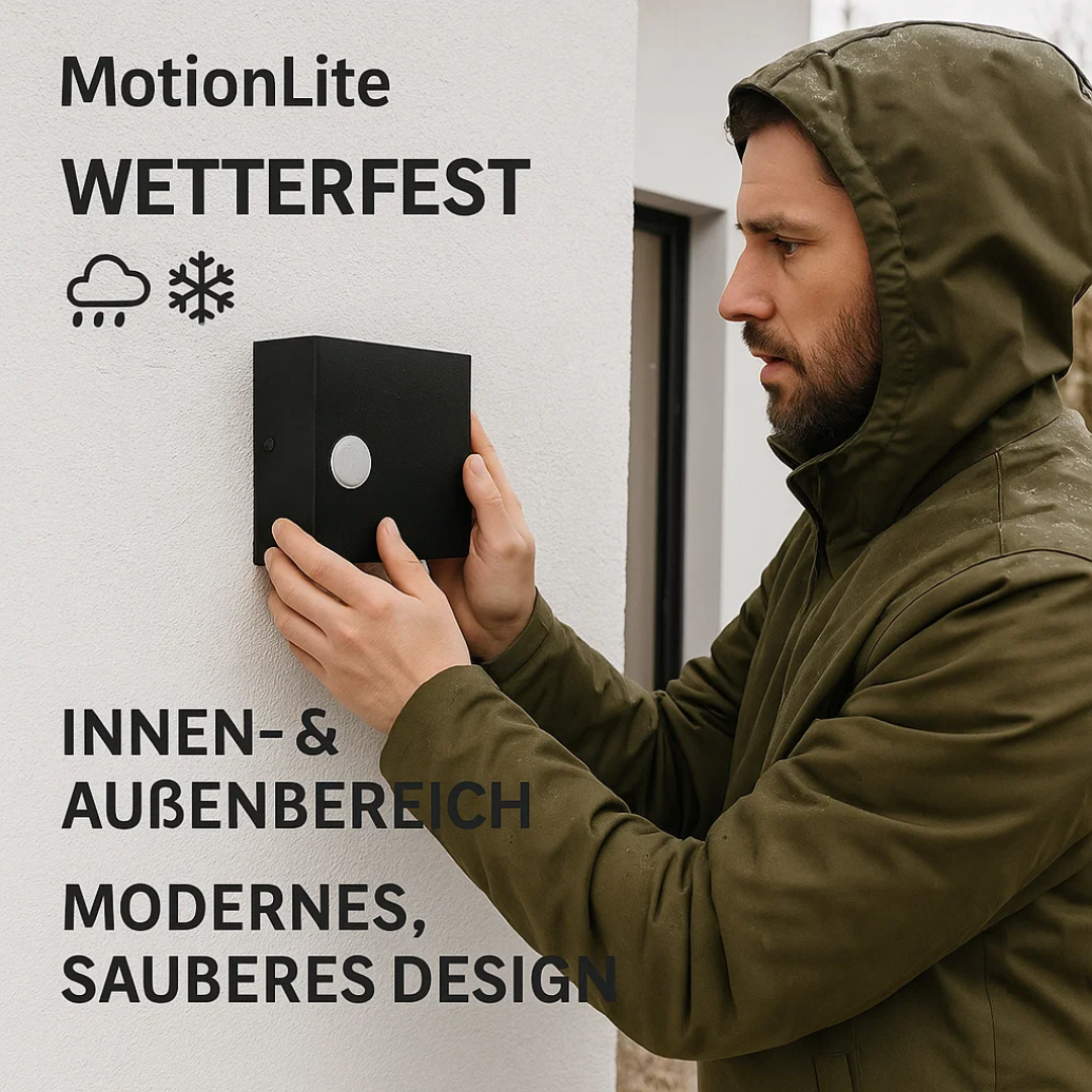 MotionLite | Innen & Außen LED-Wandleuchte Decorique.de