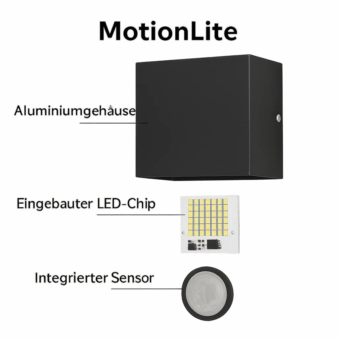 MotionLite | Innen & Außen LED-Wandleuchte Decorique.de