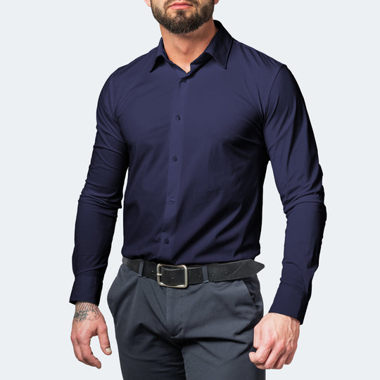 Ethan | Knitterfreies Komforthemd mit Stretch | Herren