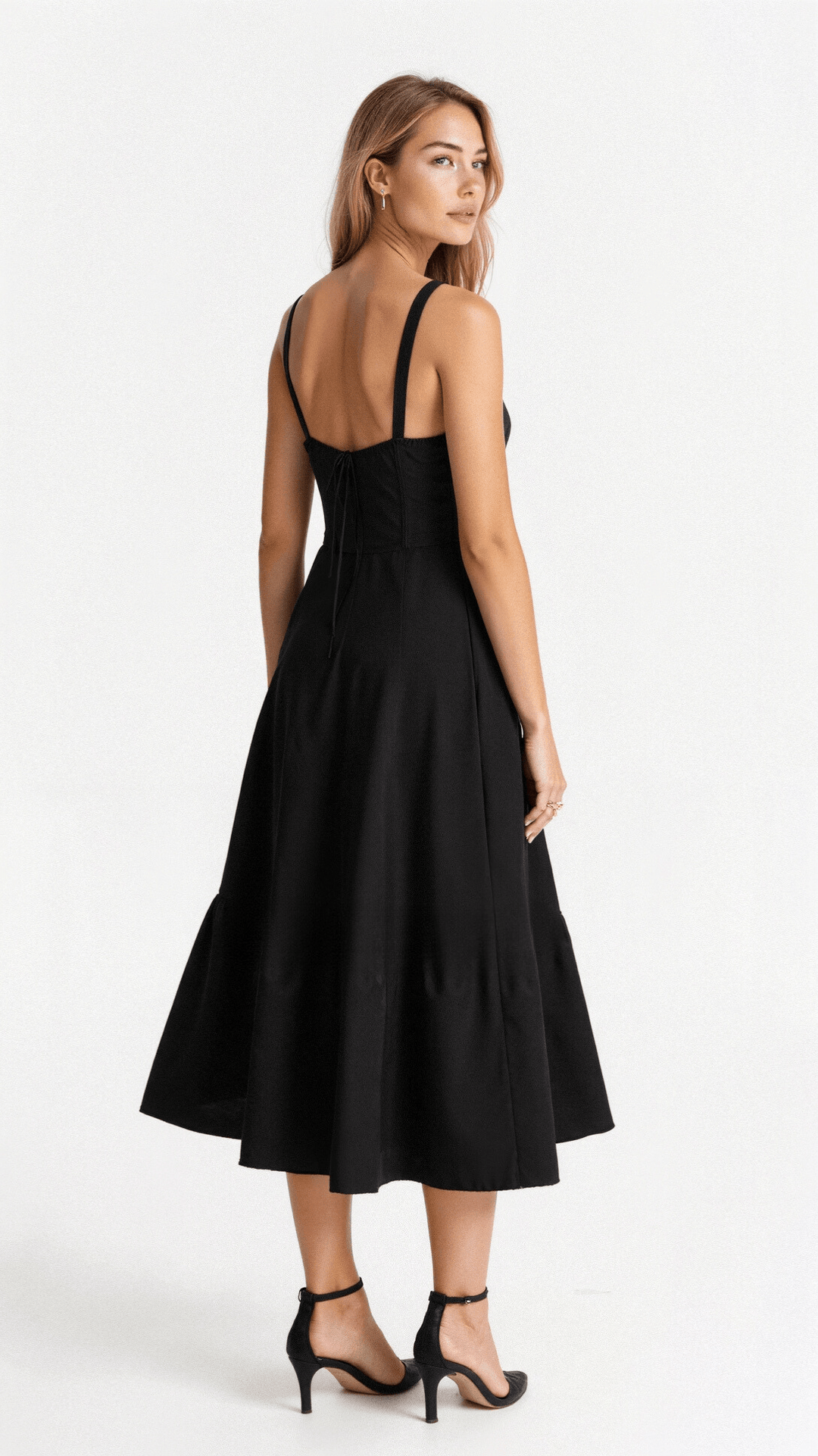 Leona | Elegantes Midikleid mit Figurbetonter Korsettform | Damen
