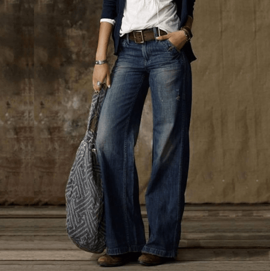 Alessia | Stilvolle Wide-Leg Jeans mit Vintage-Flair | Damen