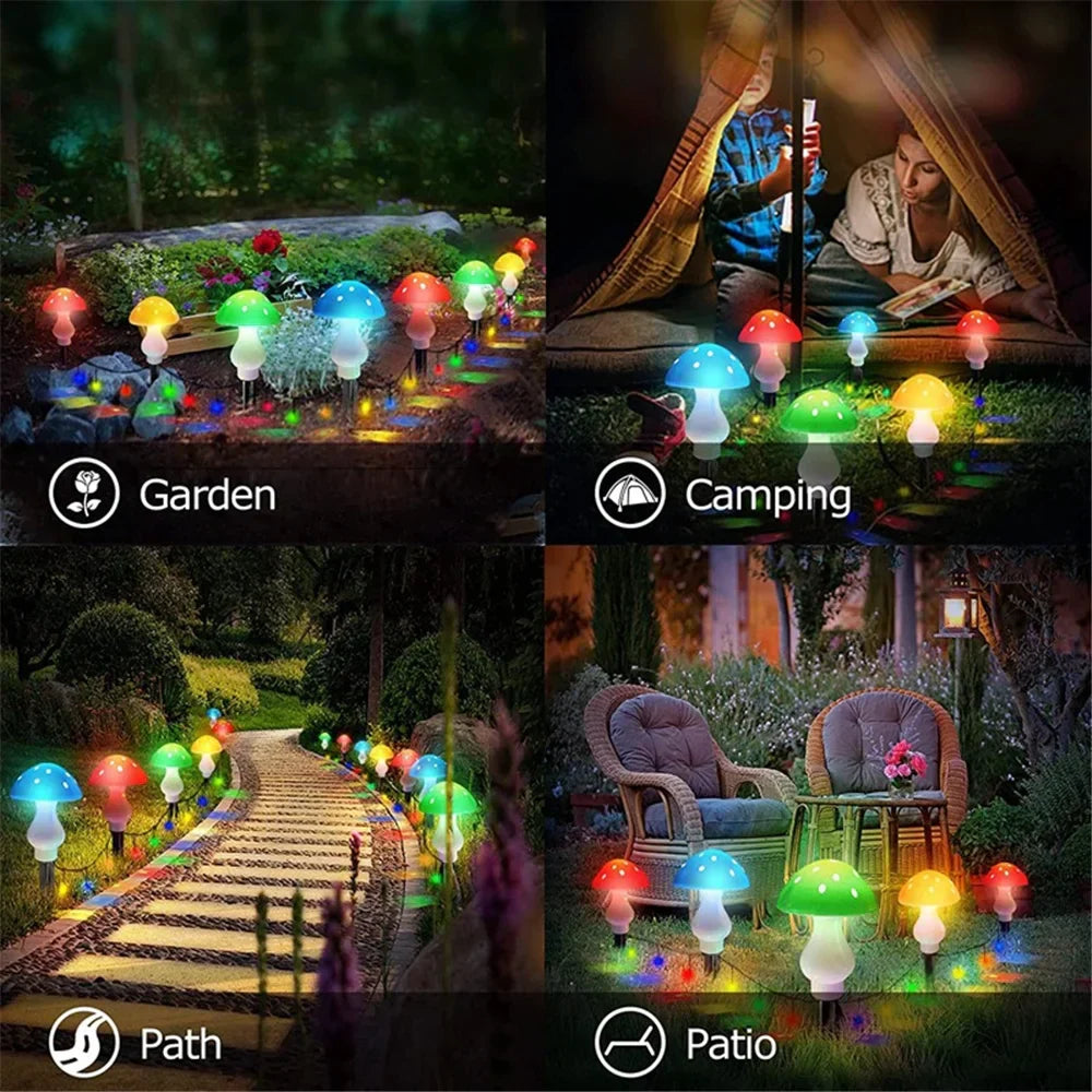 MushroomGlow | Solarbetriebene Gartenlampe Decorique.de