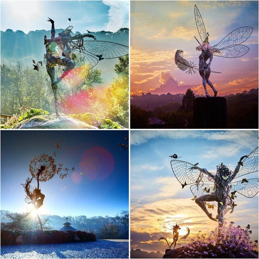 MythiLeaf | Magische Feenskulpturen für Ihren Bauerngarten Decorique.de