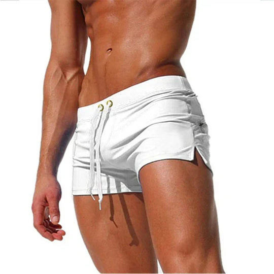 Nautico | Schnell trocknende Badeshorts | Herren Weiß Decorique.de