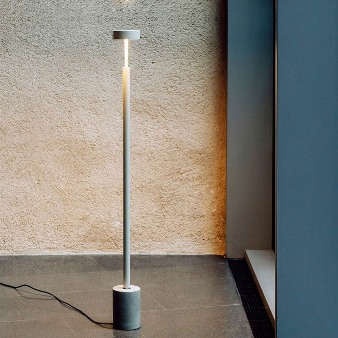 NeoGlow | Nordic Minimalist Column LED Stehlampe Unendlich dimmbar Grau 220V-240V Decorique.de