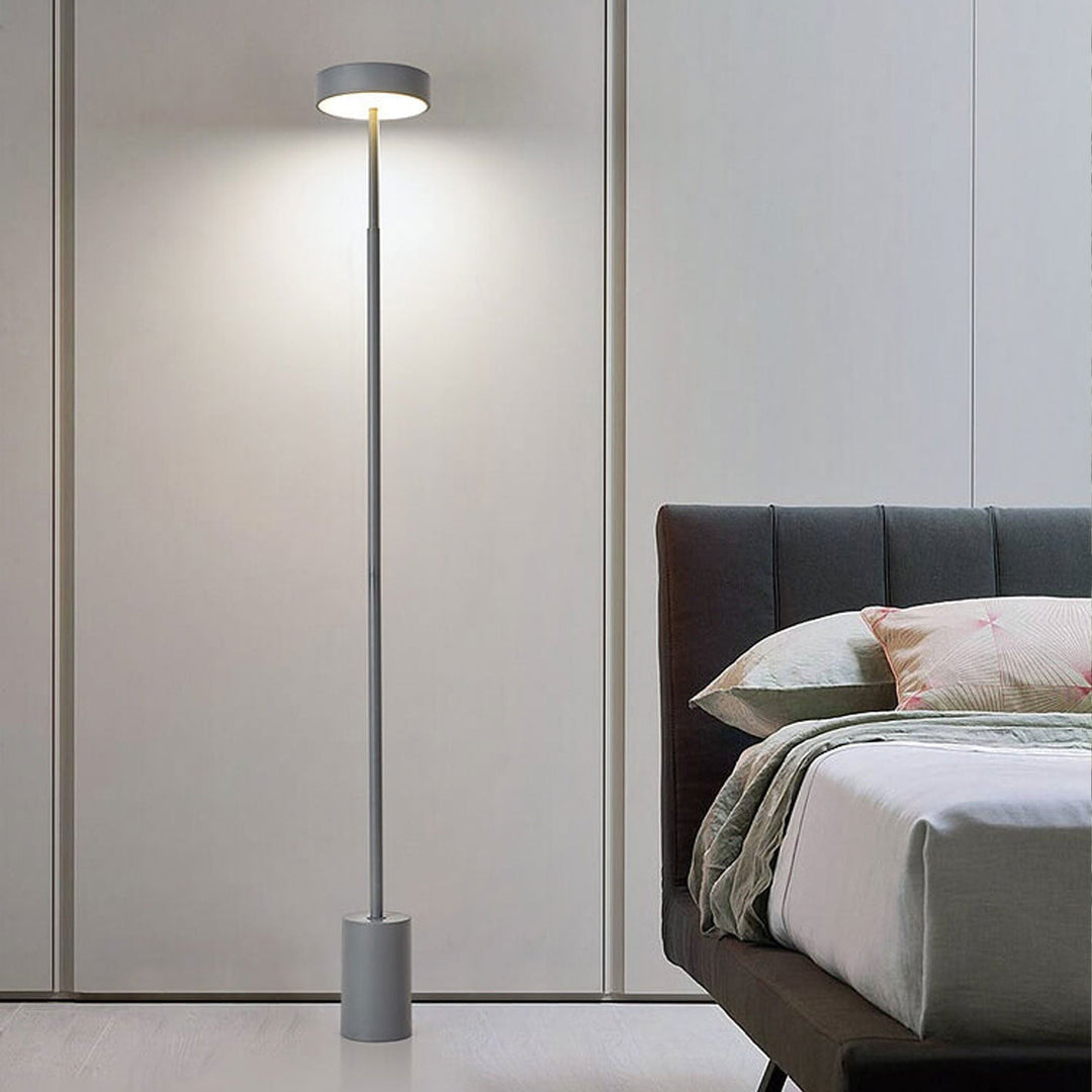 NeoGlow | Nordic Minimalist Column LED Stehlampe Warmlicht (3000K) Grau 220V-240V Decorique.de