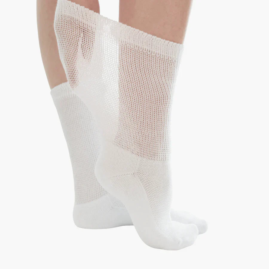 NeuroSox | Medizinische Socken für Diabetiker Weiß Decorique.de