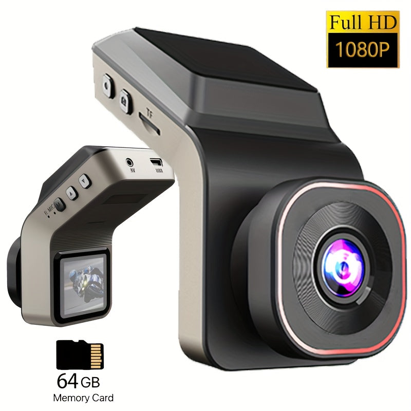 NightEye | Full HD Auto-Dashcam – Mini LCD & Schleifenaufnahme Decorique.de
