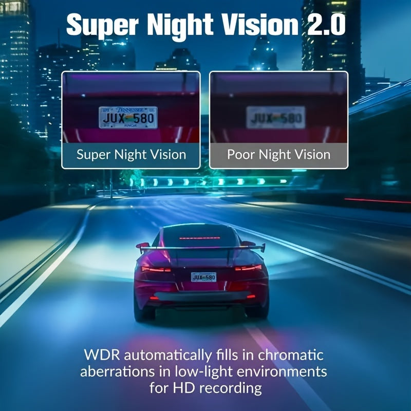 NightEye | Full HD Auto-Dashcam – Mini LCD & Schleifenaufnahme Decorique.de