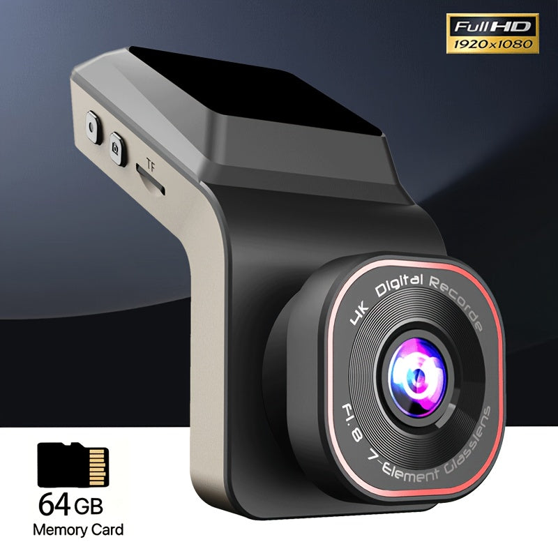 NightEye | Full HD Auto-Dashcam – Mini LCD & Schleifenaufnahme Decorique.de
