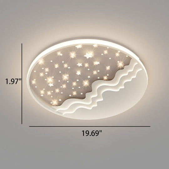 NimbusSky | Moderne LED-Leuchte mit Sternenhimmel Decorique.de