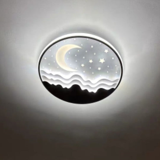 NimbusSky | Moderne LED-Leuchte mit Sternenhimmel Decorique.de