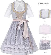 NobleWear | Einzigartige Damen-Tracht mit Schürze und Bluse Decorique.de