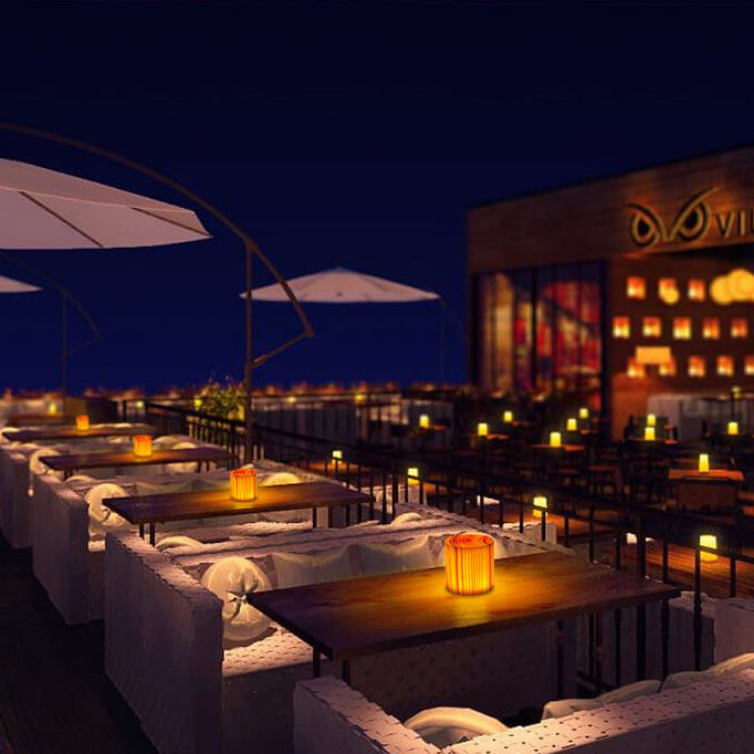 NoctiWood | Kreative Holz LED Touch Nachttischlampe Decorique.de