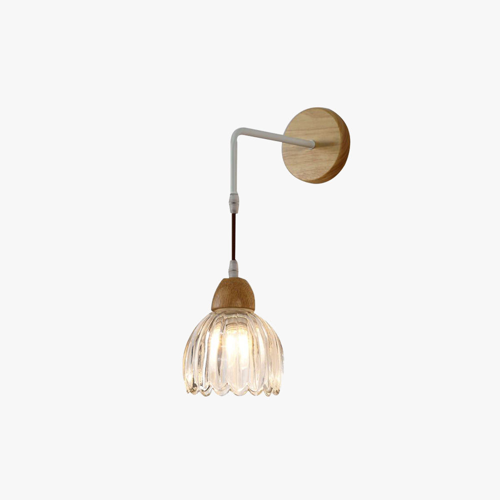 NordicGleam | Wandleuchte mit klarer Kristallkuppel Decorique.de