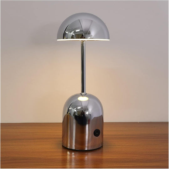 NordicGlow | Verstellbare Nordische Lampe mit Metallischem Finish Chrom Decorique.de