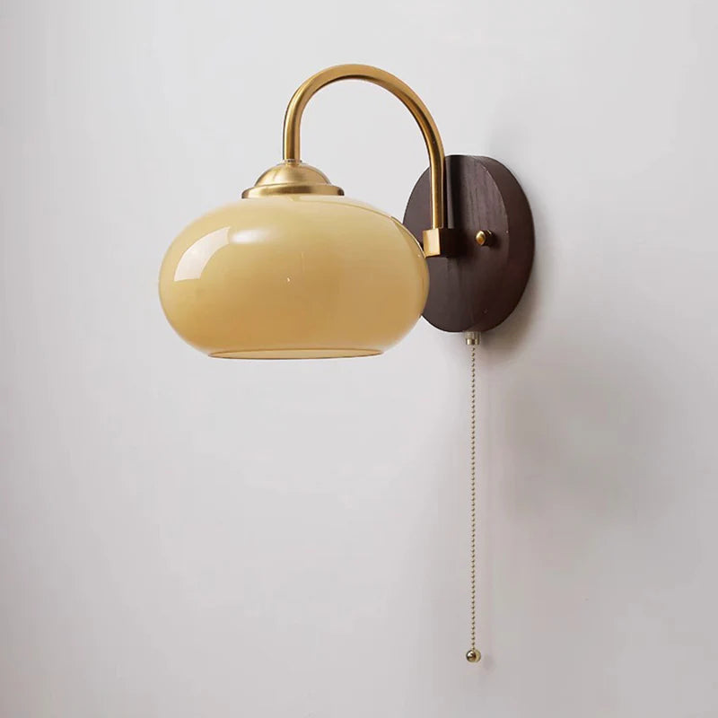 NordOval | Skandinavisch inspirierte Wandleuchte Fest verkabelt A - Beige 230V Decorique.de