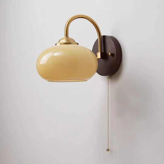 NordOval | Skandinavisch inspirierte Wandleuchte Fest verkabelt A - Beige 230V Decorique.de