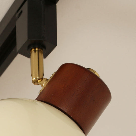 NordRail | Verstellbare Deckenleuchte aus Holz & Eisen Decorique.de