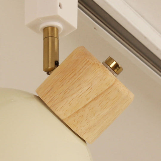 NordRail | Verstellbare Deckenleuchte aus Holz & Eisen Decorique.de