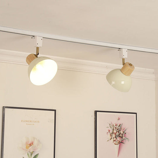 NordRail | Verstellbare Deckenleuchte aus Holz & Eisen Decorique.de