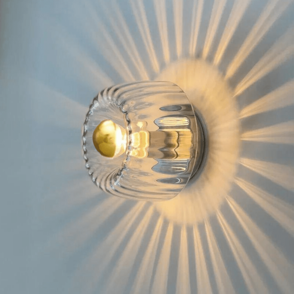 NordSphere | Scandinavische Bauhaus Wandlampe Gold Decorique.de