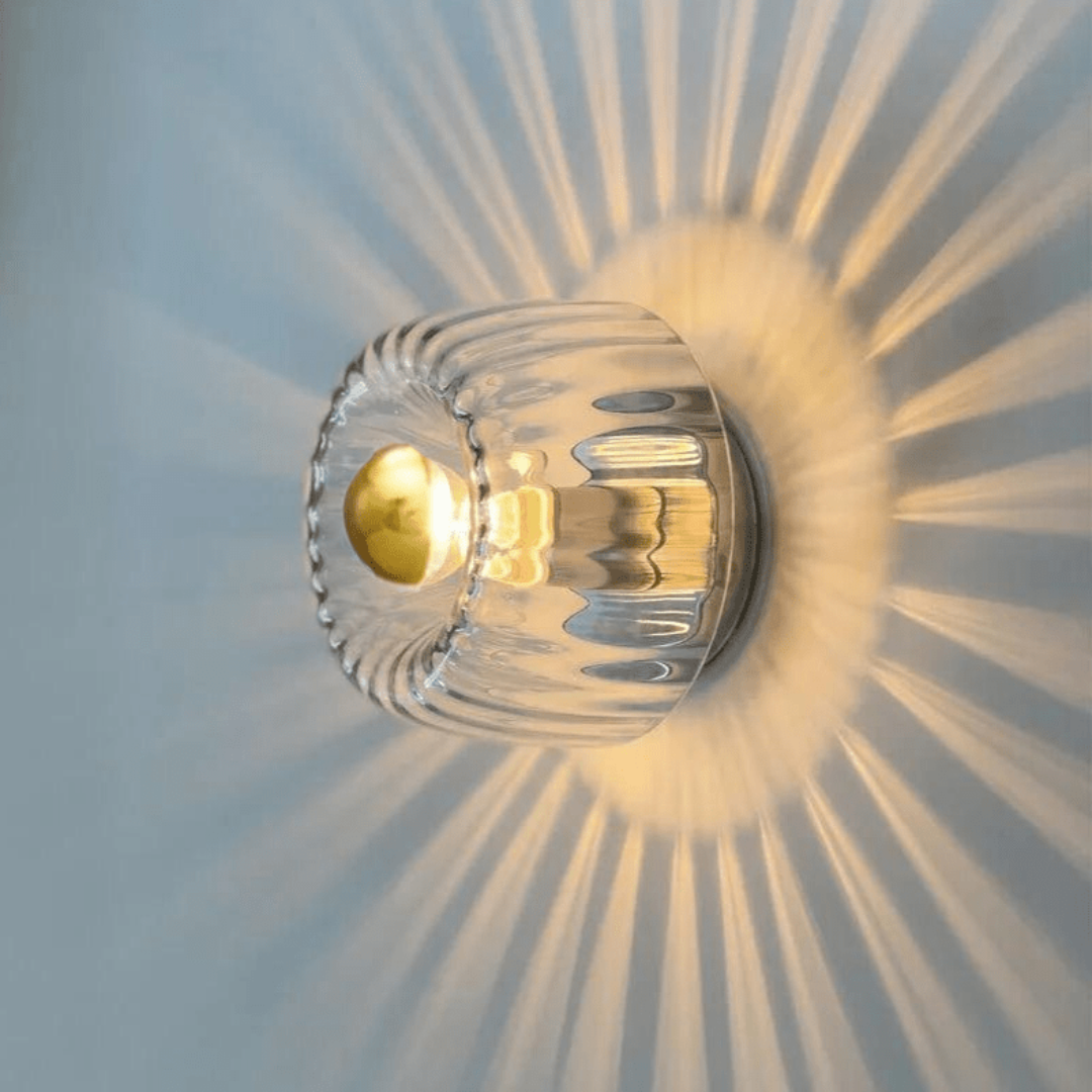 NordSphere | Scandinavische Bauhaus Wandlampe Gold Decorique.de