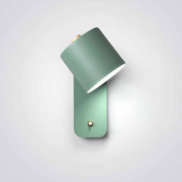 NordSpin | Zylindrische Wandleuchte mit Drehkopf Decorique.de