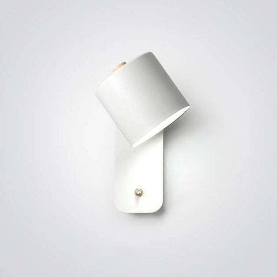 NordSpin | Zylindrische Wandleuchte mit Drehkopf Decorique.de