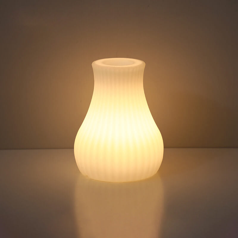 NovaLight | Kreative Geometrie Dekorative Tischlampe Gestreifte Vase Decorique.de
