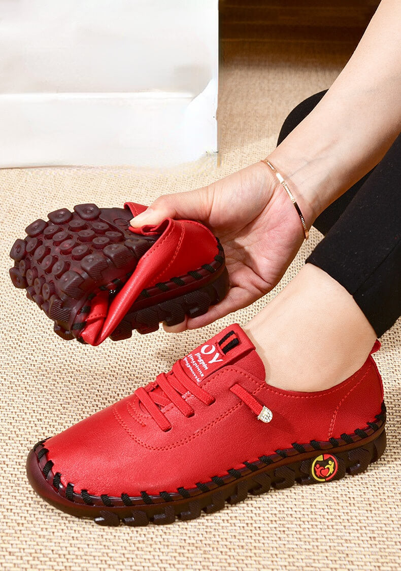 Nuvinas | Damen-Loafer – Ergonomischer Komfort für den Alltag Rot Decorique.de