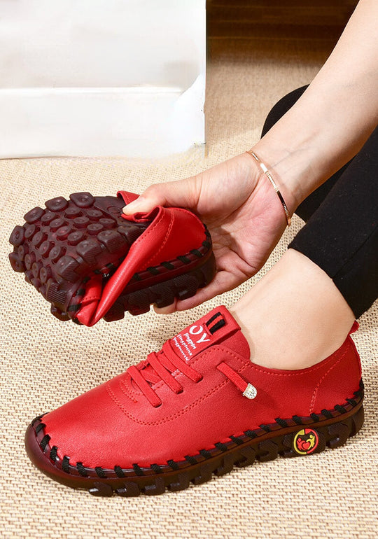 Nuvinas | Damen-Loafer – Ergonomischer Komfort für den Alltag Rot Decorique.de