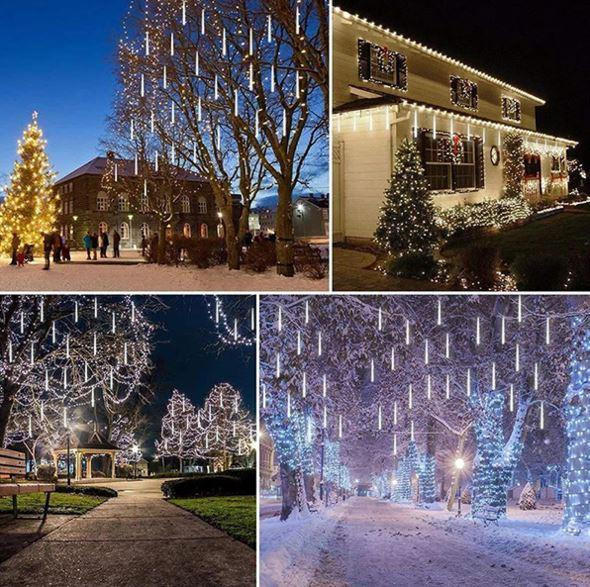 FrostDrop | Schneefall Girlandenlichter (Set von 8)