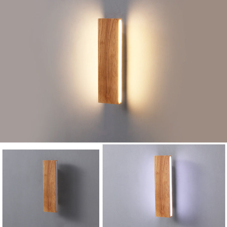 OakBeam | Einfache Wandleuchte aus massivem Holz mit LED Decorique.de