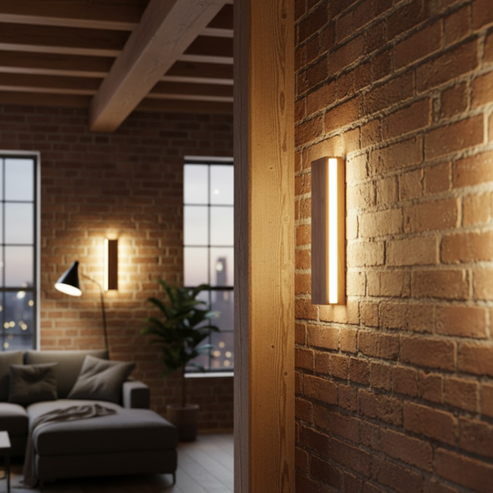 OakBeam | Einfache Wandleuchte aus massivem Holz mit LED Decorique.de