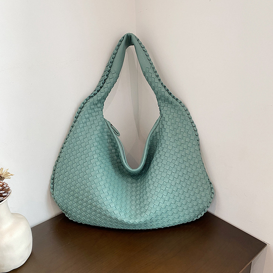Oaklynn | Stilvolle Handgewebte Tasche | Damen Grün Decorique.de