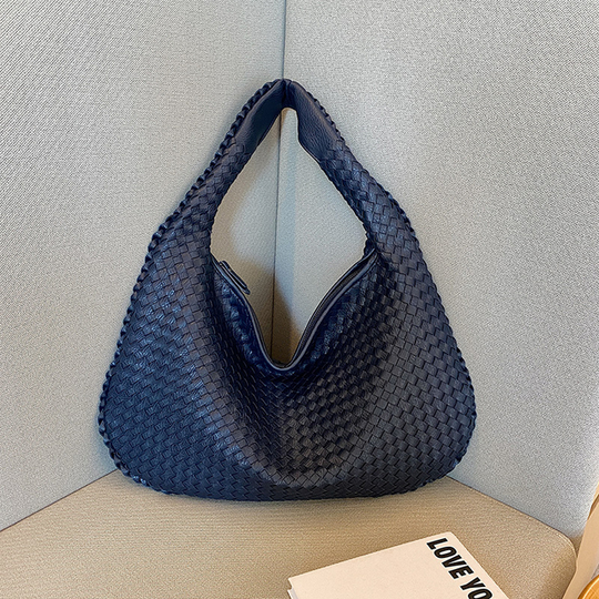 Oaklynn | Stilvolle Handgewebte Tasche | Damen Marineblau Decorique.de