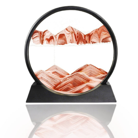 OceanGlow | Beruhigende 3D-Sanduhr für Tiefsee-Entspannung Bernstein Decorique.de