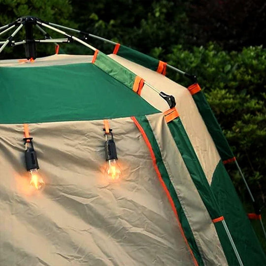 GlowCamp | Wiederaufladbare Retro-Lampe für drinnen & draußen