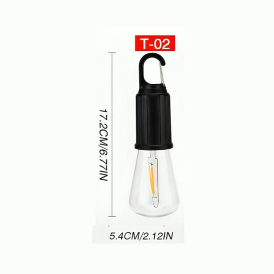 GlowCamp | Wiederaufladbare Retro-Lampe für drinnen & draußen