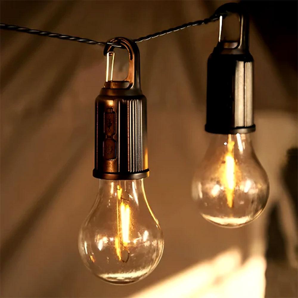 GlowCamp | Wiederaufladbare Retro-Lampe für drinnen & draußen