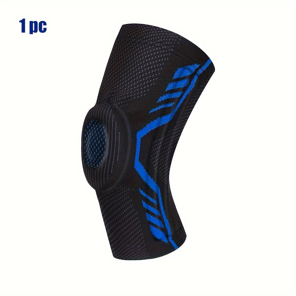 OrthoShield | Kniebandage – Kompressionsstütze mit Patella-Stabilisator Schwarz Blau Decorique.de