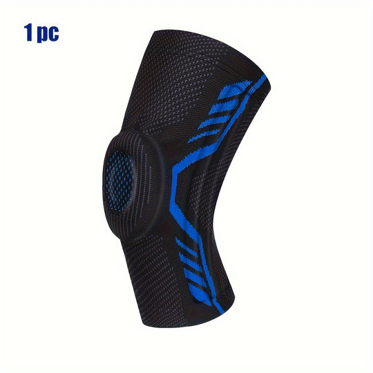 OrthoShield | Kniebandage – Kompressionsstütze mit Patella-Stabilisator Schwarz Blau Decorique.de