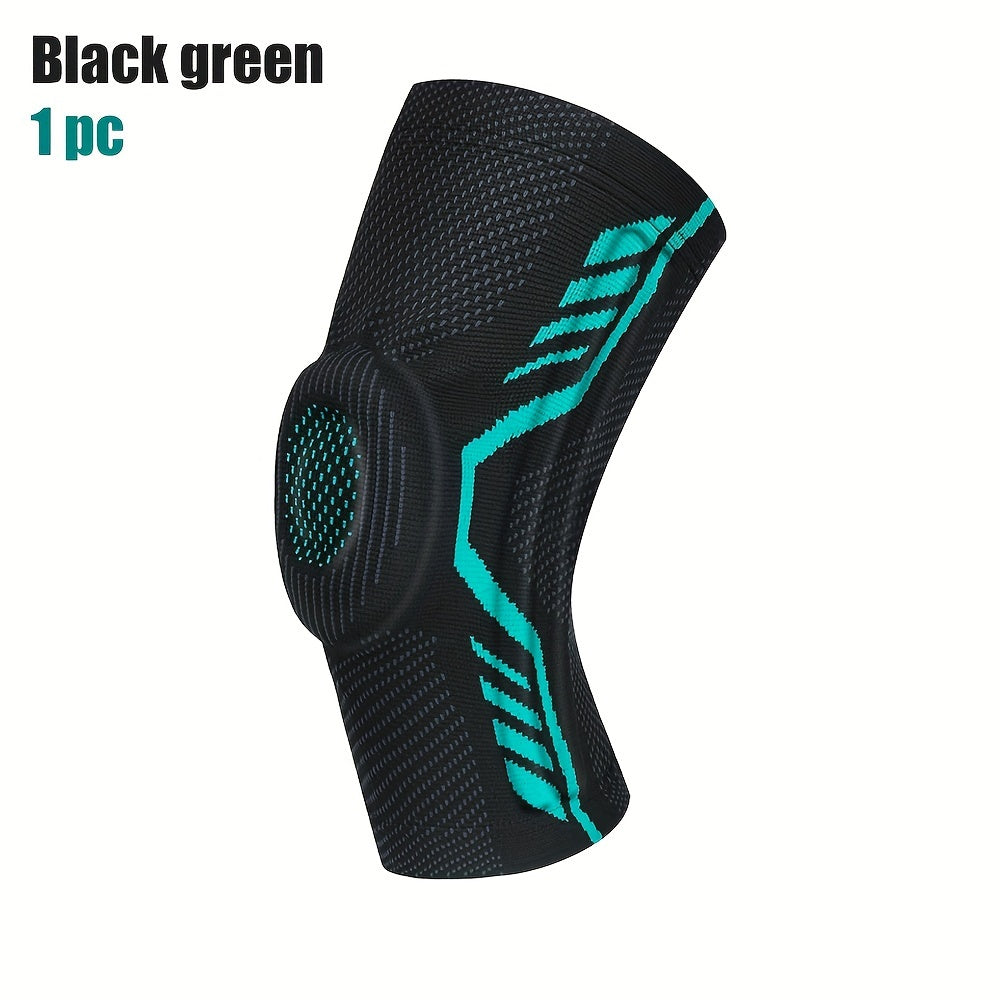 OrthoShield | Kniebandage – Kompressionsstütze mit Patella-Stabilisator Schwarz Grün Decorique.de