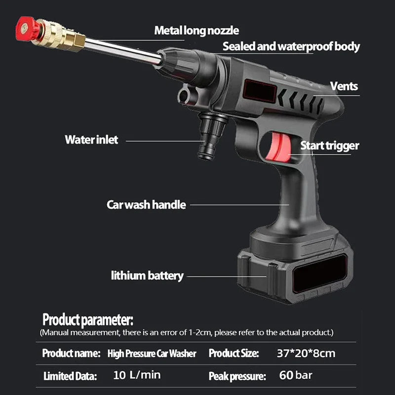 MaxiWash | Hochdruck-Wasserpistole für die Autowäsche
