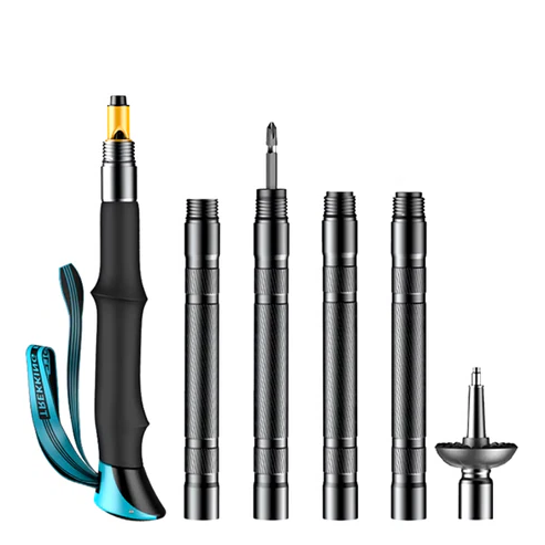 TrekSurvive | Modularer Wanderstock mit integriertem Multitool