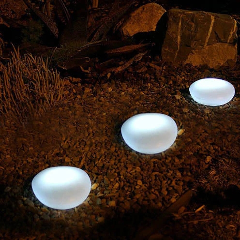 GlowPebble | Solarbetriebene LED-Leuchte mit Glasdesign