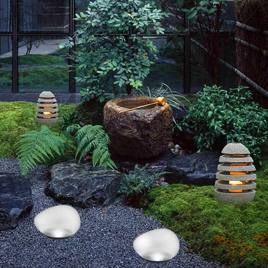 GlowPebble | Solarbetriebene LED-Leuchte mit Glasdesign